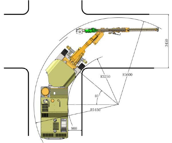 KJ313 Underground Mining Drill Rigs and Tunneling Jumbo